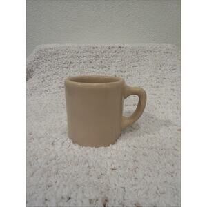 Tepco Thick Heavy Restaurant Ware Coffee Tea Mug Beige Tan Vintage
